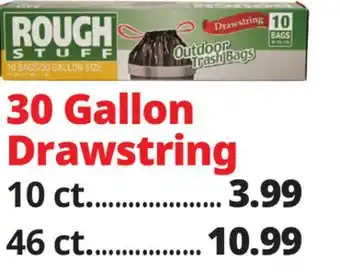 Ocean State Job Lot 30 Gallon Drawstring offer