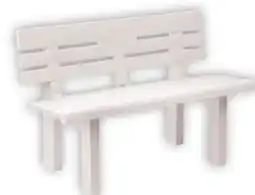 Ocean State Job Lot Resin Park Bench offer