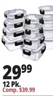 Ocean State Job Lot 12 Pk. Glass Containers offer