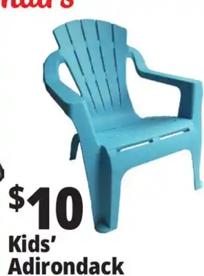 Ocean State Job Lot Kids Adirondack Chair offer