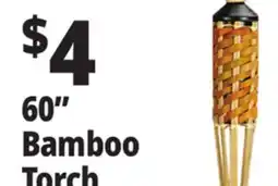 Ocean State Job Lot 60 Woven Bamboo Torch with Cap offer