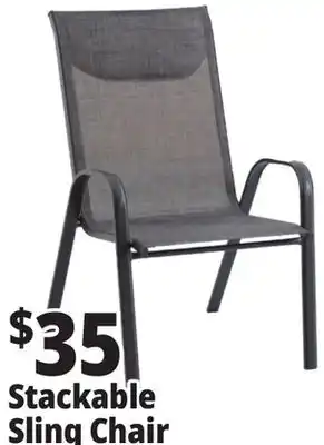 Ocean State Job Lot Stackable Sling Chair offer