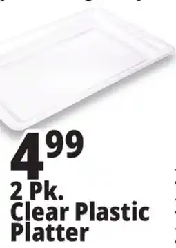Ocean State Job Lot 2 Pk. Clear Plastic Platter offer