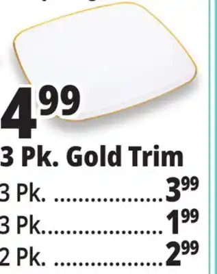 Ocean State Job Lot 3 Pk. Gold Trim offer