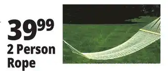 Ocean State Job Lot 2 Person Rope Hammocks offer