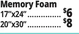 Ocean State Job Lot Memory Foam offer