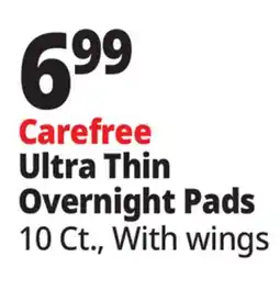 Ocean State Job Lot Ultra Thin Overnight Pads offer