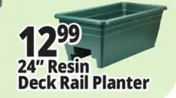 Ocean State Job Lot Gray Deck Rail Planter 24 offer