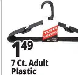 Ocean State Job Lot 7 Ct. Adult Plastic Hangers offer