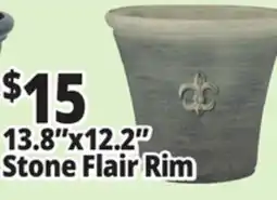 Ocean State Job Lot Stone Flair Rim Planter offer
