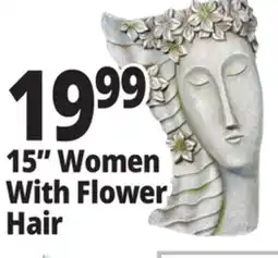 Ocean State Job Lot 15 Women With Flower Hair offer