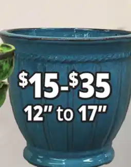 Ocean State Job Lot Outdoor Glazed Ceramic Planters offer