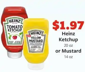 Fareway Heinz ketchup or mustard offer