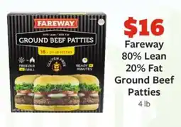 Fareway Fareway lean fat ground beef patties offer
