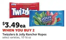 Fareway Twizzlers & jolly rancher ropes offer