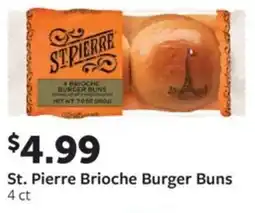 Fareway St. pierre brioche burger buns offer