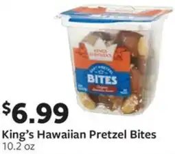 Fareway King's hawaiian pretzel bites offer