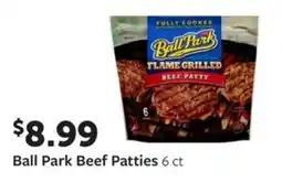 Fareway Ball park beef patties offer