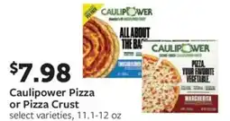 Fareway Caulipower pizza or pizza crust offer