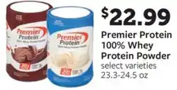 Fareway Premier protein whey protein powder offer