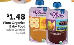 Fareway Plum organics baby food offer