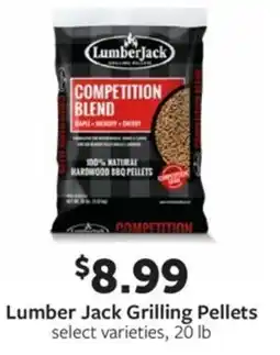 Fareway Lumber jack grilling pellets offer
