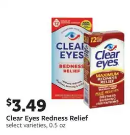 Fareway Clear eyes redness relief offer