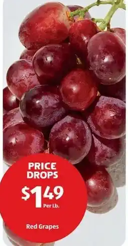 Aldi Red grapes offer