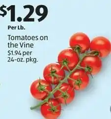 Aldi Tomatoes on the vine offer