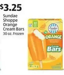 Aldi Sundae shoppe orange cream bars offer