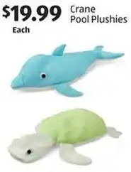 Aldi Crane pool plushies offer
