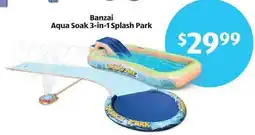 Aldi Banzai aqua soak 3-in-1 splash park offer