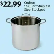 Aldi Crofton stainless steel stockpot offer