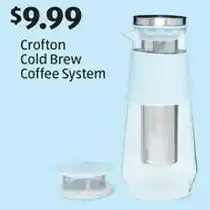 Aldi Crofton cold brew coffee system offer