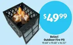 Aldi Belavi outdoor fire pit offer