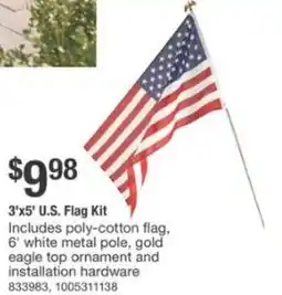 The Home Depot U.S. flag kit offer