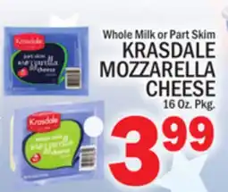 C Town KRASDALE MOZZARELLA CHEESE offer