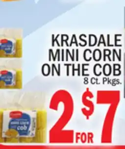 C Town KRASDALE MINI CORN ON THE COB offer