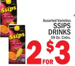 C Town SSIPS DRINKS offer