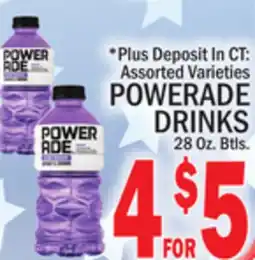 C Town POWERADE DRINKS offer