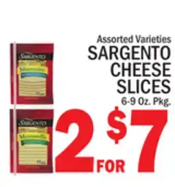 C Town SARGENTO CHEESE SLICES offer