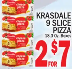 C Town KRASDALE 9 SLICE PIZZA offer