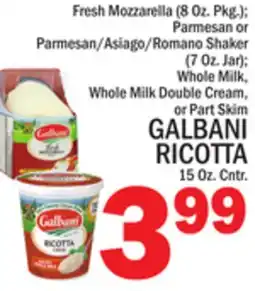 C Town GALBANI RICOTTA 15 Oz. Cntr offer