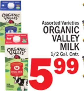 C Town ORGANIC VALLEY MILK offer