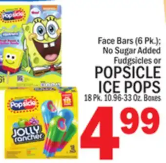 C Town POPSICLE ICE POPS 18 Pk. 10.96-33 Oz. Boxes offer