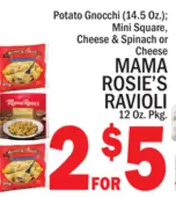C Town MAMA ROSIE'S RAVIOLI 12 Oz. Pkg offer