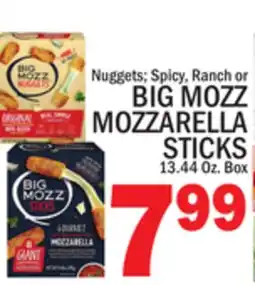 C Town BIG MOZZ MOZZARELLA STICKS offer
