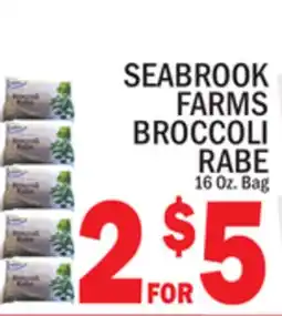 C Town SEABROOK FARMS BROCCOLI RABE offer