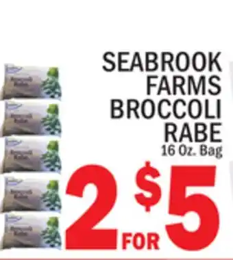 C Town SEABROOK FARMS BROCCOLI RABE offer