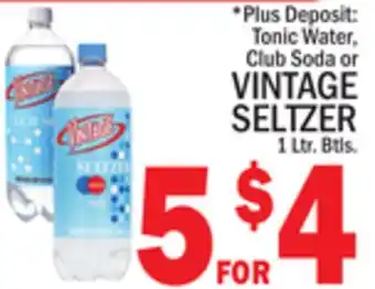 C Town VINTAGE SELTZER offer